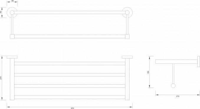 Držač peškira MINOTTI 50700 hotelski