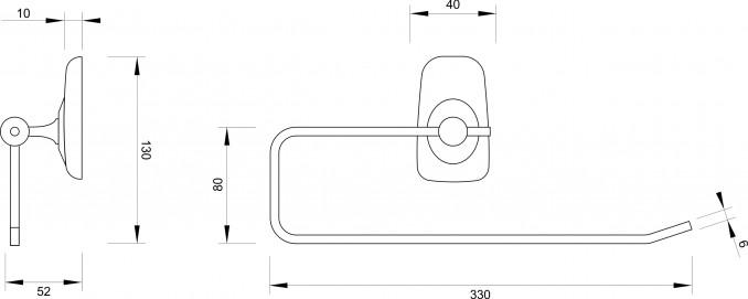 Držač ubrusa MINOTTI 80600