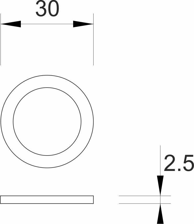Gumica MINOTTI za holender baštenske slavine 3/4"x1"