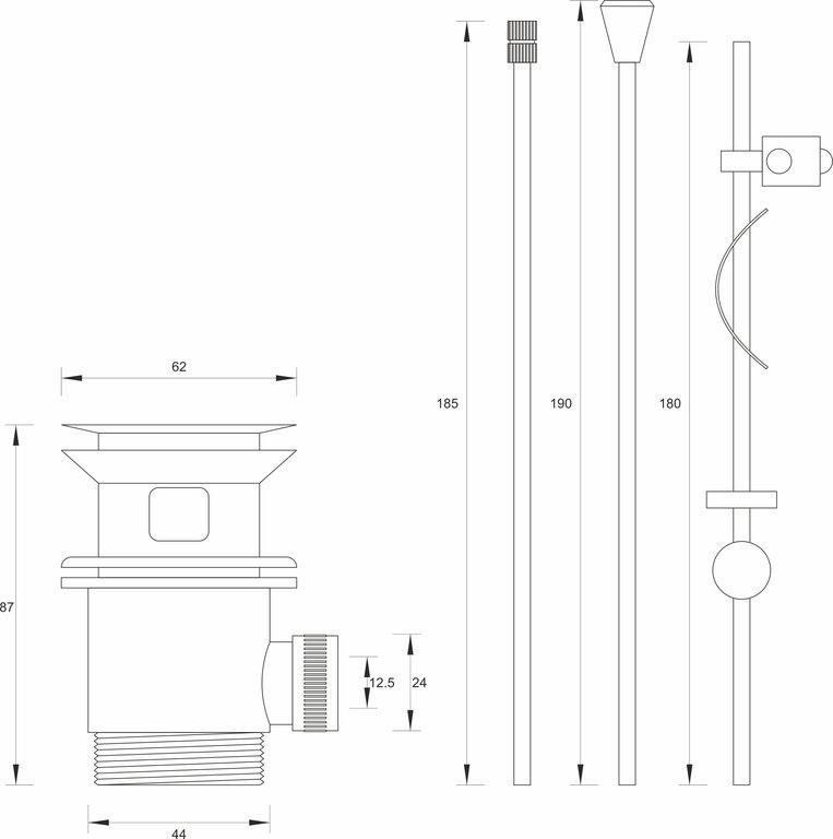 Pop-up MINOTTI metalni